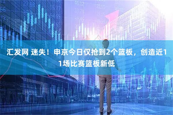 汇发网 迷失！申京今日仅抢到2个篮板，创造近11场比赛篮板新低