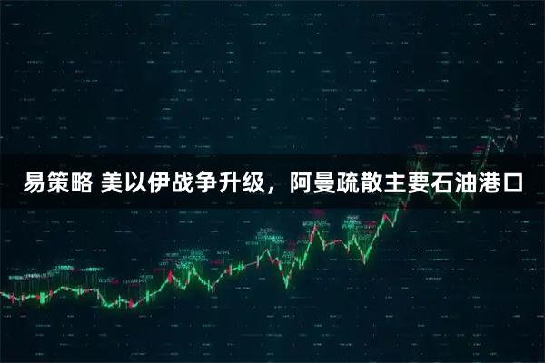 易策略 美以伊战争升级，阿曼疏散主要石油港口